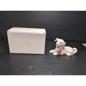 Lenox‎ Labrador Porcelain Figurine, Valentine Puppy Dog, Lab Pup Ornament, Gift